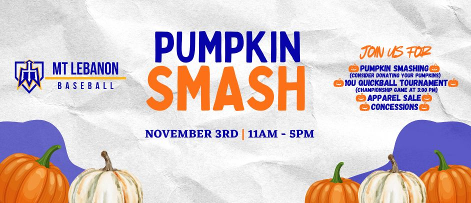 PUMPKIN SMASH - NOV. 3